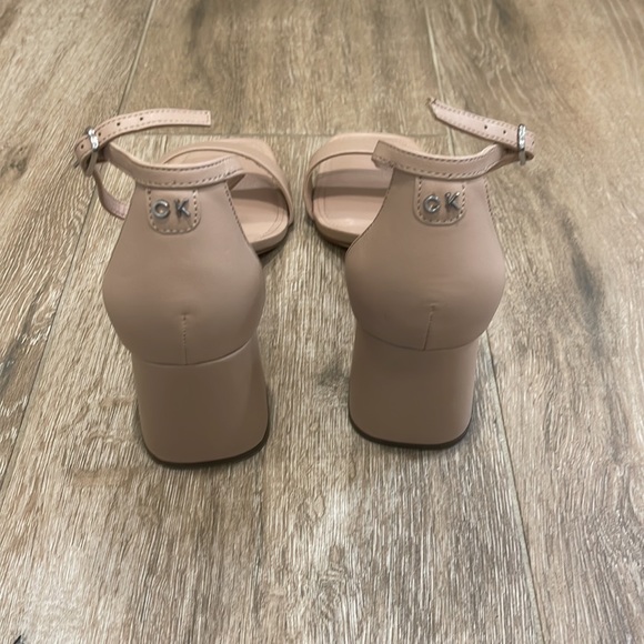 Blush Pink Calvin Klein Heels Halla Size 10 - Picture 3 of 5